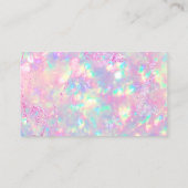 texture opale feuille violette merci carte de visi (Dos)