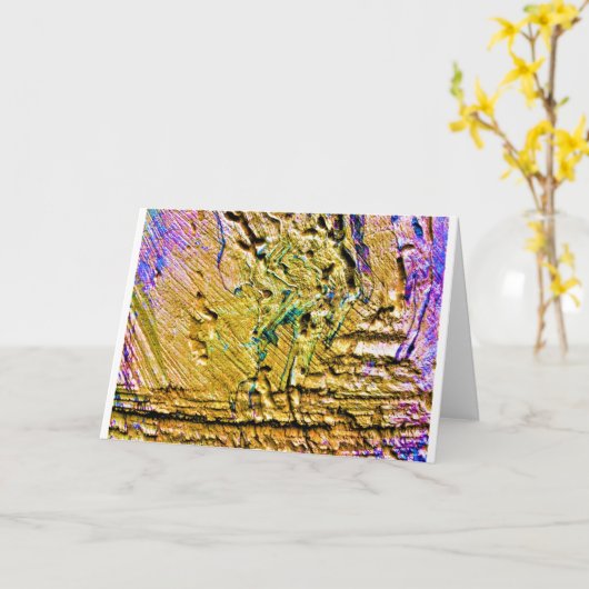 Texture pierre, carte (Fleur jaune)