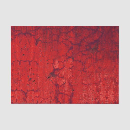 Texture Red Rustic Antiek Grunge Tissuepapier (Voorkant)
