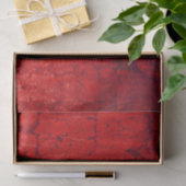 Texture Red Rustic Antiek Grunge Tissuepapier (Geschenk)
