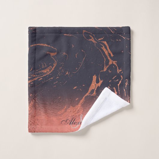 Texture rose en marbre (Gant de toilette)