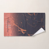 Texture rose en marbre (Serviette à main)