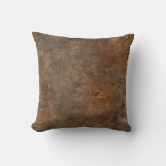 Texture rouille Tons de la Terre Coussin