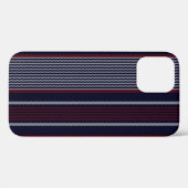 Texture stripe seamless pattern with navy blue, r Case-Mate iPhone case (Achterkant (horizontaal))