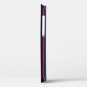 Texture stripe seamless pattern with navy blue, r Case-Mate iPhone case (Achterkant / Links)