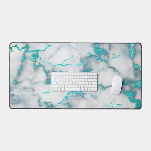 texture turquoise en marbre (Clavier et souris)