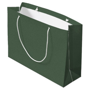 Texture verte élégante Grand sac cadeau pour les p