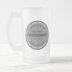 Textured Effect Shop Workshop Shed Man Cave Matglas Bierpul