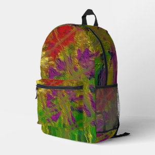 "Textured Florals" (Print Cut Sew Bag) Rugzak