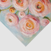 Textured Flowers Decoupage Tissue Paper Tissuepapier (Detail)