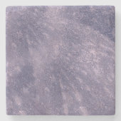 Textured Lavender Paars Stenen Onderzetter (Voorkant)
