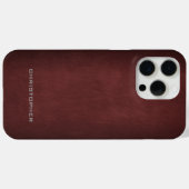 Textured Look met Upscale Manly Design Case-Mate iPhone Case (Achterkant (horizontaal))