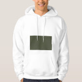 Textured Moss Green Box Hoodie – (Voorkant)