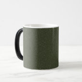 Textured Moss Green Ceramic Mok –  (Voorkant links)
