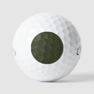 Textured Moss Green Custom Golf Ball Golfballen
