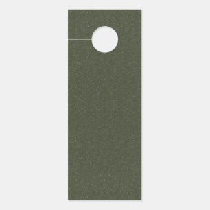Textured Moss Green Door Hanger –