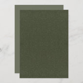 Textured Moss Green Flat Program –  Programma (Voorkant / Achterkant)