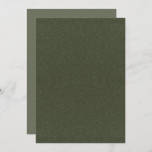 Textured Moss Green Flat Program –  Programma (Voorkant / Achterkant)