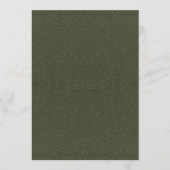 Textured Moss Green Flat Program –  Programma (Voorkant)