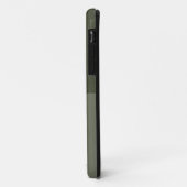 Textured Moss Green iPhone 11 Coque - Split Design (Dos/Gauche)