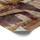 Textured Notre Dame Poster (Hoek)