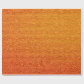 Textured Orange Gradient with Modern Pattern Cadeaupapier (Vlak)