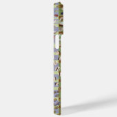 Textured Pointillism Grid Pattern Artwork Case-Mate iPhone Case (Achterkant / Rechts)