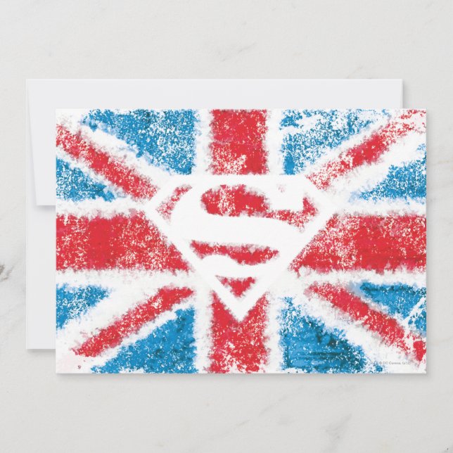Textured S-Shield Over Flag (Voorkant)