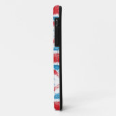 Textured S-Shield Over Flag Case-Mate iPhone Case (Achterkant/links)