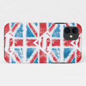 Textured S-Shield Over Flag Case-Mate iPhone Case (Achterkant (horizontaal))