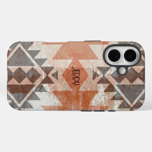 Textured Terracotta Brown Case-Mate iPhone Case (Achterkant (horizontaal))