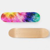 Textured Tie Dye Skateboard (Horizontaal)