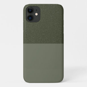 Textured Top Moss Green iPhone 11 Hoesje – Aanpass