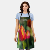 Textured Tulip Garden Schort (Gedragen)