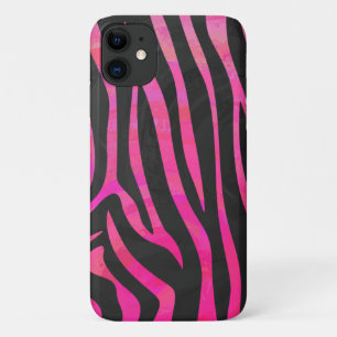 Textured Zebra Pattern iPhone 11 Hoesje