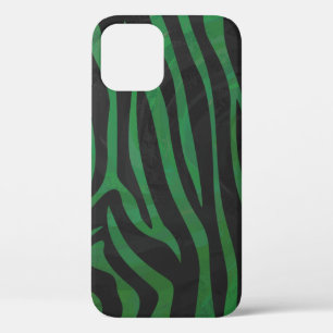 Textured Zebra Pattern iPhone 12 Hoesje