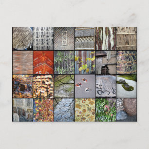 Texturen van Japan Briefkaart
