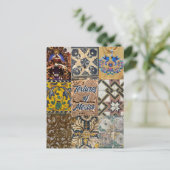 Textures de Mexico City Travel Carte postale (Debout devant)