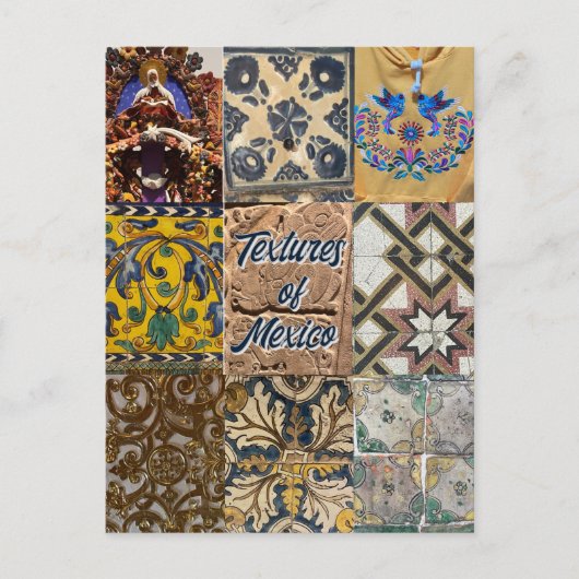 Textures of Mexico City Travel Briefkaart (Voorkant)