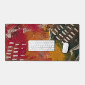 Textures rouges et vertes, un abstrait d'impressio (Clavier et souris)