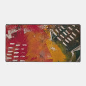 Textures rouges et vertes, un abstrait d'impressio (Recto)