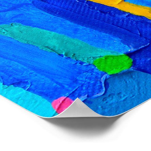 Textuur, achtergrond en kleurrijk Afbeelding van o Poster (Hoek)