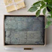 Textuur Blauw bruin  grunge-ontkoppeling Tissuepapier (Geschenk)