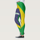 Textuur Braziliaanse vlag Legging (Links)