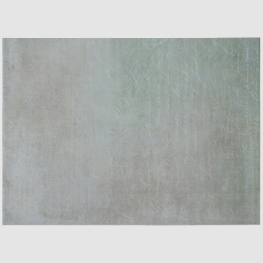  textuur Dusty Blue Grey Ephemera Decoupage Tissuepapier (Voorkant)