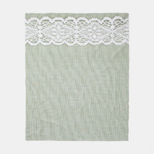 Textuur en kant van textiel fleece deken