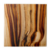 Textuur gebrande boomstam tegeltje (Voorkant)