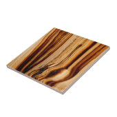 Textuur gebrande boomstam tegeltje (Zijkant)