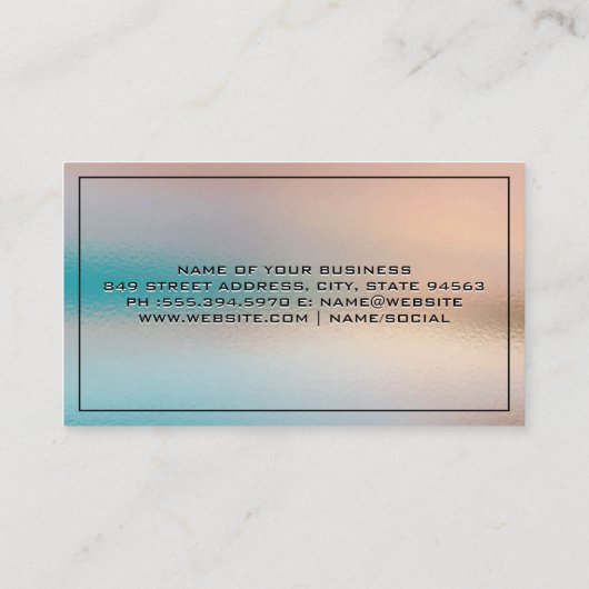 Textuur Glans Achtergrond Visitekaartje (Achterkant)