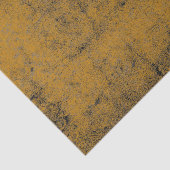 Textuur  Golden Yellow Black Grunge Tissuepapier (Detail)